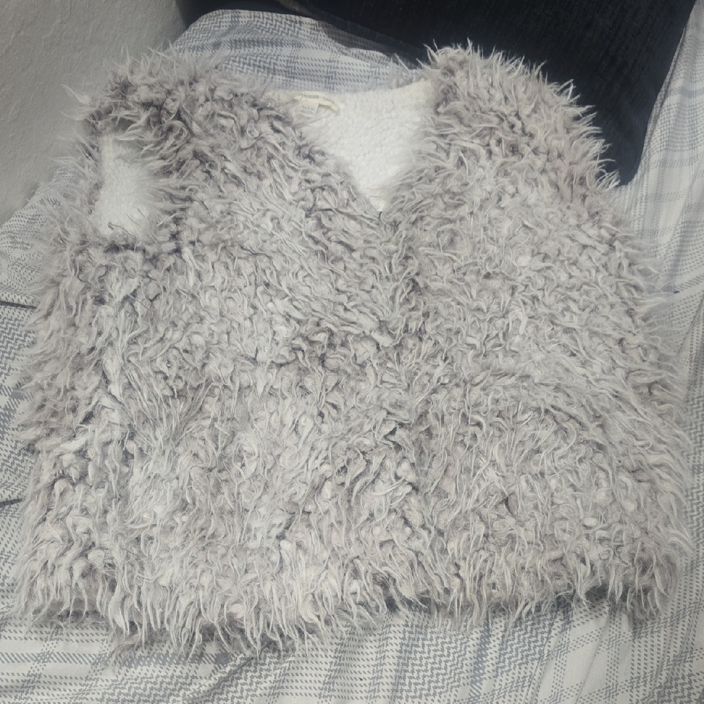 Tucker + Tate Gray Shaggy Sweater Vest